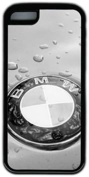 Customizablestyle BMW Car Logo in the Rain iPhone 5C Case Rubber Shell(TPU Black)