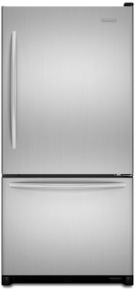 KitchenAid Architect Series II : KBRS20EVMS 19.9 cu. ft. Counter-Depth Bottom-Freezer Refrigerator