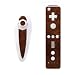 Nintendo Wii Skins Nunchuk - Dark Burlwood