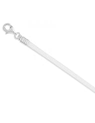 MMA Silver - 16 inch+ 2 inch Extension White Suede Necklace