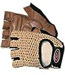 ACTION GLOVES PUSH MESH LARGE TAN LEATHER PALM /PEANUT TOP