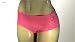 Women's Remii Secure Red Rose Menstrual Boxer Briefs / Period Underwear