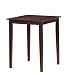 Solid Wood Pub Table with Shaker Style Legs in Dark Walnut Finish