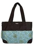 Kecci Oversized Weekender Diaper Bag Tote in Steel Blue