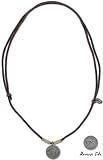 Iowa Hawkeyes Mens Leather Cord Necklace