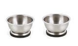 2-Piece Ice Cream Bowl Set- Fine Stainless Steel Serveware for Your Home