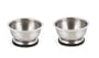 2-Piece Ice Cream Bowl Set- Fine Stainless Steel Serveware for Your Home