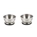 2-Piece Ice Cream Bowl Set- Fine Stainless Steel Serveware for Your Home