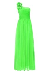 A-line Chiffon Ruched Full Length One Shoulder Sleeveless Floral Print Corset   Waistline Evening Dress/Prom Dress/Party Dress 