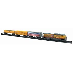 Union Pacific Train with Tracks