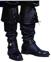 Adult Prestige Deluxe Vinyl Boot TOPS - For Pirate Costumes, Renaissance Costumes and More!