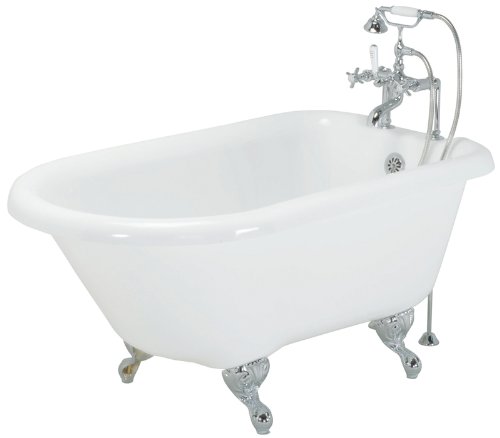 Elizabethan Classics ECUSAR54CP RollTop Soaking Tub