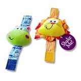 Infantino: Hippo and Lion Wrist Rattles