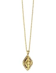 The Vatican Library Collection Gold-Tone Hand Enameled Cross Locket