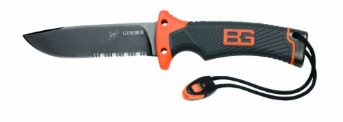 Gerber 31-000751 Bear Grylls Survival Series Ultimate Knife, Serrated Edge