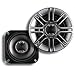 Polk Audio DB401 4-Inch Coaxial Speakers (Pair, Silver)
