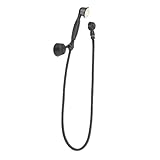 IMAGE OF Moen 3861PW Single Function Hand Shower with Wall Bracket and Hose, Pewter