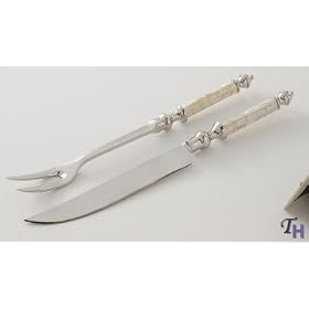 Cypress Home Mother of Pearl Carving Set by Cypress