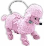 1950's Costume Accessory Purse Handbag NEW Unique Funny Cute Animal 50's Plush Pink Poodle Style