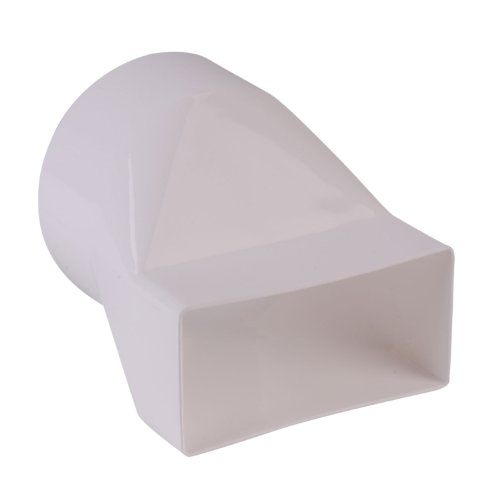Bielmeier V650231 &Uuml;bergangsst&uuml;ck System 100 Standard wei&szlig;, von System 100 rund auf 100 Standard