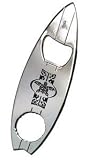 Hawaiian Bottle Opener with Twist Off Surfboard Rasta Honu or Turtle
