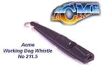 Outdoor Living : Acme Working Dog Whistle No.211.5 with FREE LANYARD