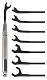 Moody Wrench Set, Open End, Metric, w Handle, Tube, 9 Pc