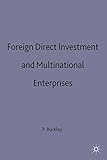 Foreign direct investment and multinational enterprises