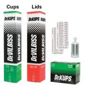 DeVILBISS DeKUPS 9 oz. STARTER KIT-HVLP Spray Paint Gun