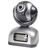 IP Internet Security Infrared Night Vision Ethernet Color Camera w/Pan & Tilt Control