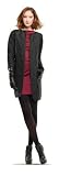 JACQUARD COCOON COAT