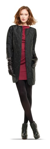 JACQUARD COCOON COAT