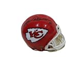 Len Dawson Autographed Kansas City Chiefs Mini Helmet w/ Photo Proof