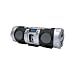 JVC RV-NB50B CD Portable Boomblaster with Integrated iPod Dock and Twin Subwoofer