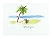 Hortense B. Hewitt Wedding Accessories Paradise Thank You Cards, 50-Pack