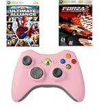 2 Great Games and a Pink Wireless Controller for Xbox 360