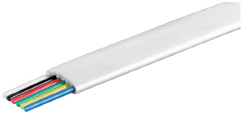 1aTTack Telefonflachkabel (8 Adrig, Spule 100m) wei&szlig; Preisvergleich