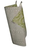 The Mommy Cover Reversible & Retractable Nursing Cover (White Eyelet / Marseille Green)