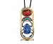Scarab Cartouche Pendant - Collectible Medallion Necklace Accessory