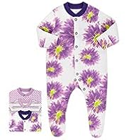 3 Pack Pure Cotton Assorted Sleepsuits
