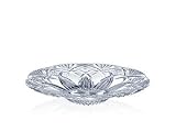 Celebrations by Mikasa Belmont Large Crystal Centerpiece Bowl 14-in.