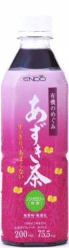遠藤製餡 オーガニックあずき茶ペット500mll×24本