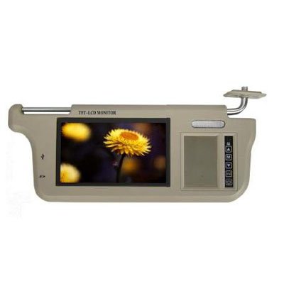 Koolertron(TM) 7 inch 16:9 Sun-visor LCD Monitor/MP5 support