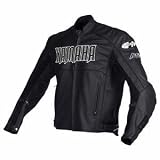 Joe Rocket Yamaha Mens Nitro Leather Motorcycle Jacket-Black