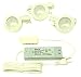 Search : Hera EcoLine Halogen 3 Light Set, with 60 Watt Transformer, White #CLA/SET2ES120WH