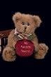 Beary Best Teacher Bearington Apple Scented Dressed Teddy Bear Holding a "My Favorite Teacher" Embroidered Apple 10" End of the School Year Stuffed Animal Favorite Teacher Gift By Bearington Collection
