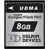 Delkin 8 GB Pro UDMA Compact Flash Memory Card, 350x.