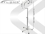 Atlona Lcd Floor Stand Up To 27Inch On Wheels (Silver), TV/Projector Mounts, Audio and Video