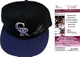 Todd Helton Autographed / Signed Colorado Rockies Baseball Cap (James Spence)