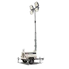 Terex AL4L Fuel Saving Portable LED Light Tower, 6kW Generator Powered, 1080 Watts of Light